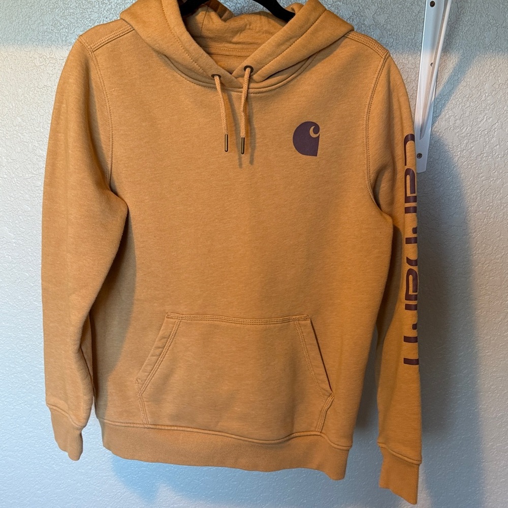 Carhartt women Hoodie with Purple Logo size M
